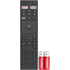 Пульт Huayu KT1942-HG (RC-20) (RC-20-V2) с голосовой функцией и батарейками в комплекте для телевизора KIVI, JVC, YASIN