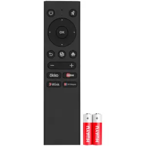 Пульт Huayu SBER RC151B2 (WH230712E/ROH) с голосовой функцией и батарейками в комплекте для телевизора Hyundai, BBK, Sber, STARWIND, DEXP, Prestigio, HI, Витязь (VITYAZ), Novex