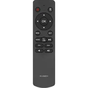 Пульт Huayu RC-LEM2019 черный корпус для телевизора BBK